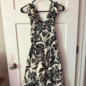 Who What Wear Women’s Batik Floral Birch Sundress Dress